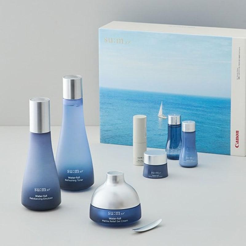 [Breath 37] Waterful 3-piece gift set (toner 170ml + emulsion 120ml + cream 20ml + lip balm genuine + 3 types of gifts)