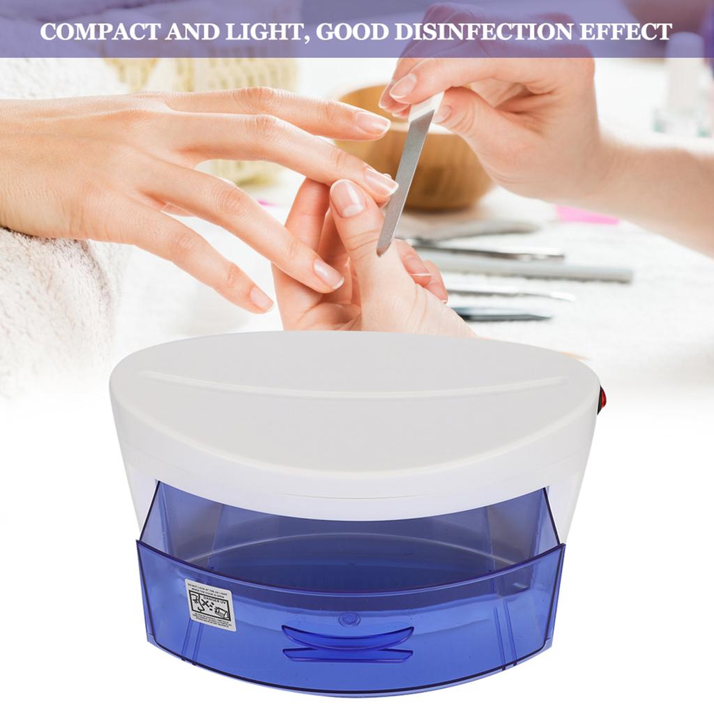Nail Art Sterilizer Box UV Ozone Disinfection Cabinet Nail Art Tool Box
