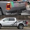 Pickup Body Side Stickers For Dodge RAM 1500 Rebel Truck Graphics Splash Grunge Decor Decal Trunk Vinyl Cover Auto Accessories