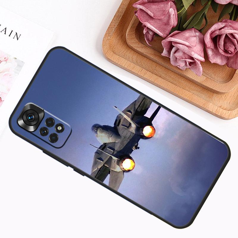 

F14 Fighter Tomcat Case For Xiaomi Redmi Note 9 10 11 12 13 14 Pro 9S 10S 11S 12S Redmi 14C 13C 10C 12C Cover Redmi Note 14 Pro 5G