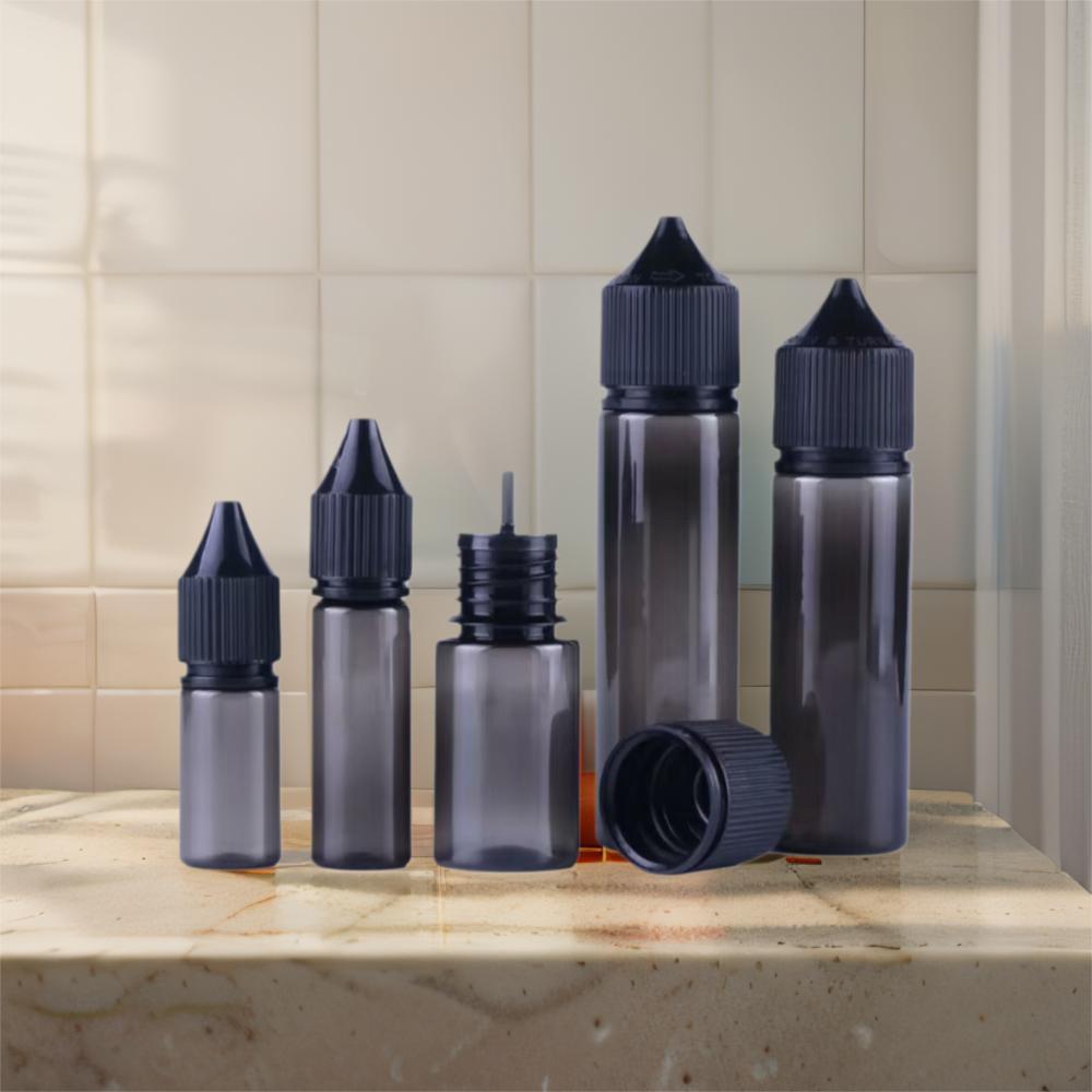 Pointed Bottle 10/30/50/100ml Plastic Practical PET Empty Bottle Dropper Bottle Oil Filling Bottle for Liquid Jar Juice Nail Gel