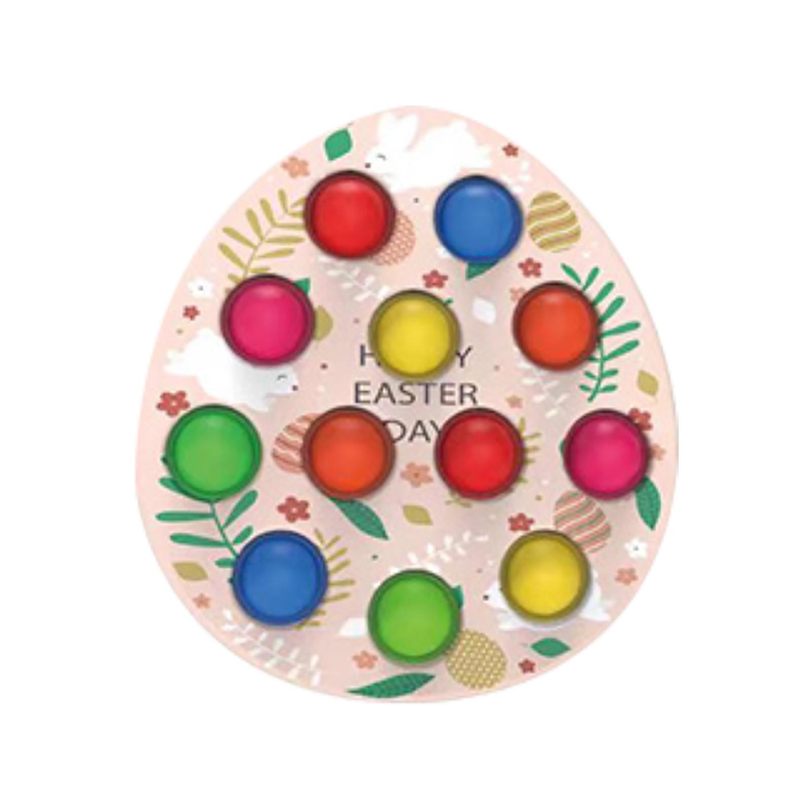 

Пасхальная игрушка-толкатель, пузырчатые сенсорные игрушки для снятия тревоги и стресса, игрушки A