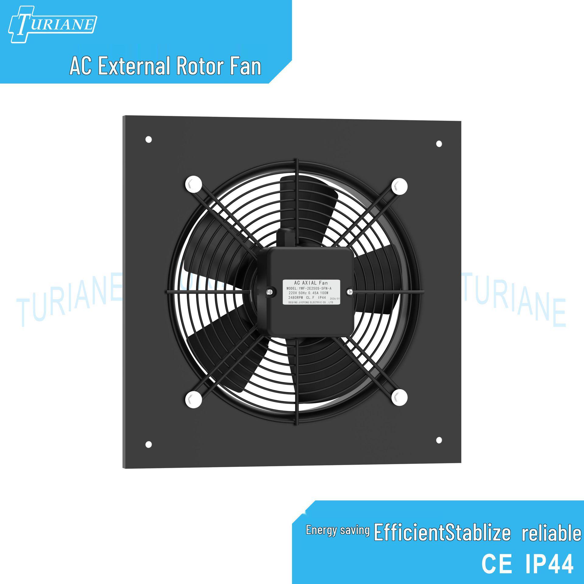 

250mm AC Axial Fan with Air Guide Ring for Refrigeration and Ventilation
