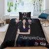 The Vampire Diaries Bedding Sets Exquisite Bed Supplies Set Horror TV Anime Bed Comforter Set Bedding Set Birthday Gift