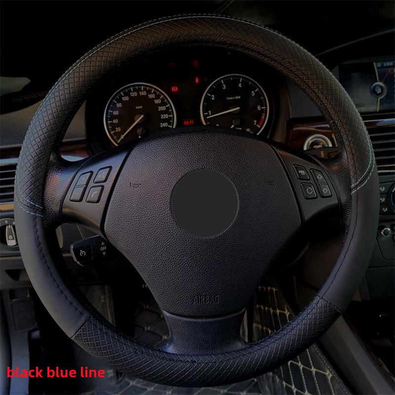 X686 Eco-Friendly Odorless Embossed Leather Steering Wheel Cover
