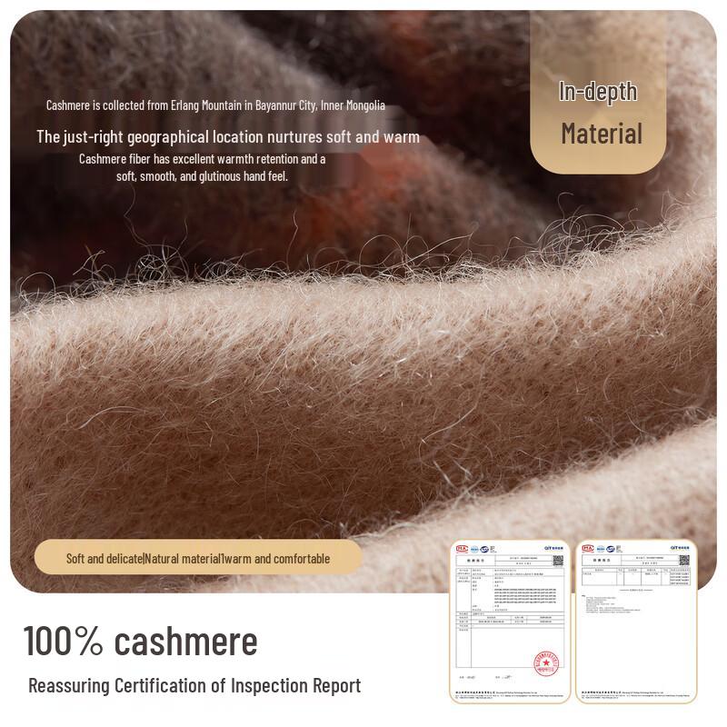 JIUMU 100% Cashmere Women's Scarf