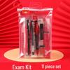 K75 Top Student Exam Set: 11-Piece Gaokao Kit with Answer Sheets, Coloring Pens, and a Mechanical Pencil