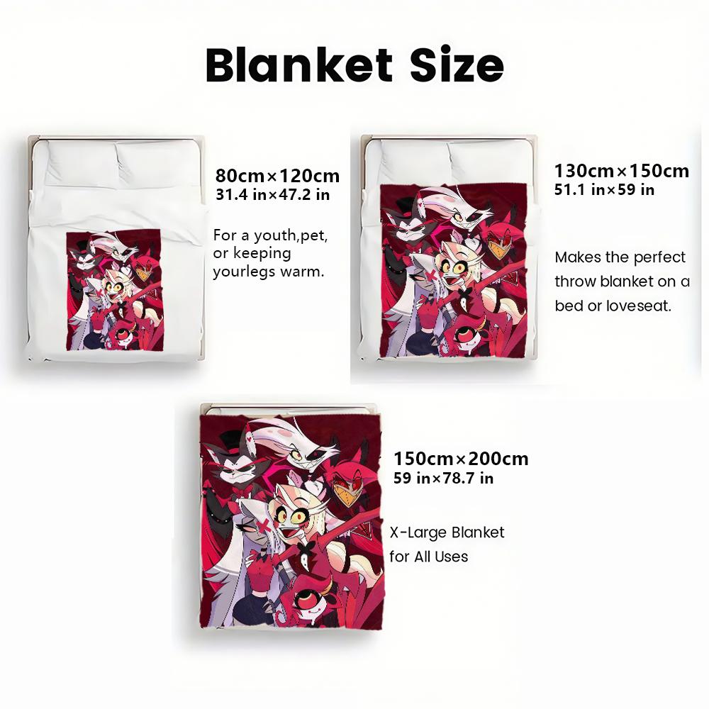 Anime Flannel thin Blanket for Bedrooms,Living Rooms,Sofas Blankets,Offices,Lunch Breaks,Picnics,blanket,blankets fluffy