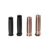 CNC Aluminum Retro Handlebar Grips Harley XL883 XL1200 Dyna X48 Softail Black Bronze Spiral Texture