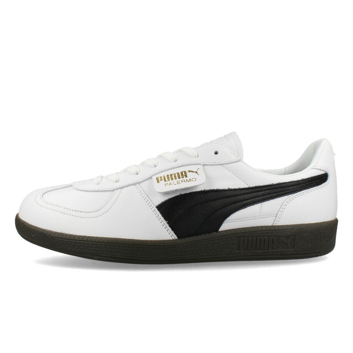 

Puma Palermo Lth Mij Comfortable Minimalist Low-Top Sneakers Unisex Sneakers White Black 402384-02 41