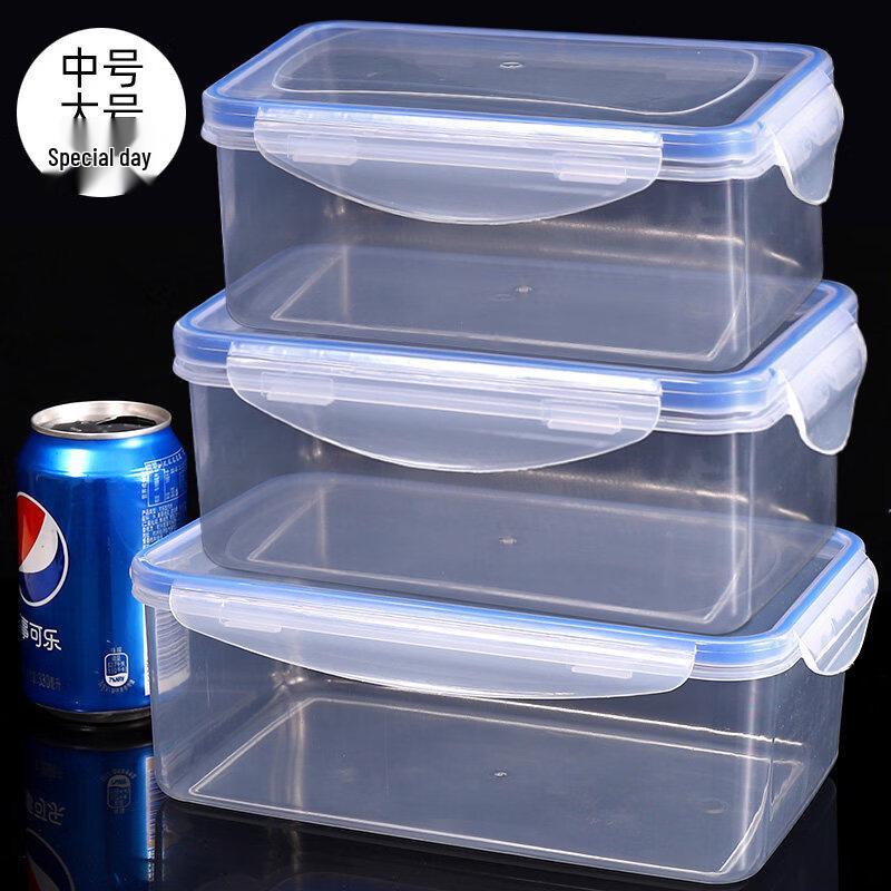 ZISIZ Microwave & Freezer Safe Plastic Food Container