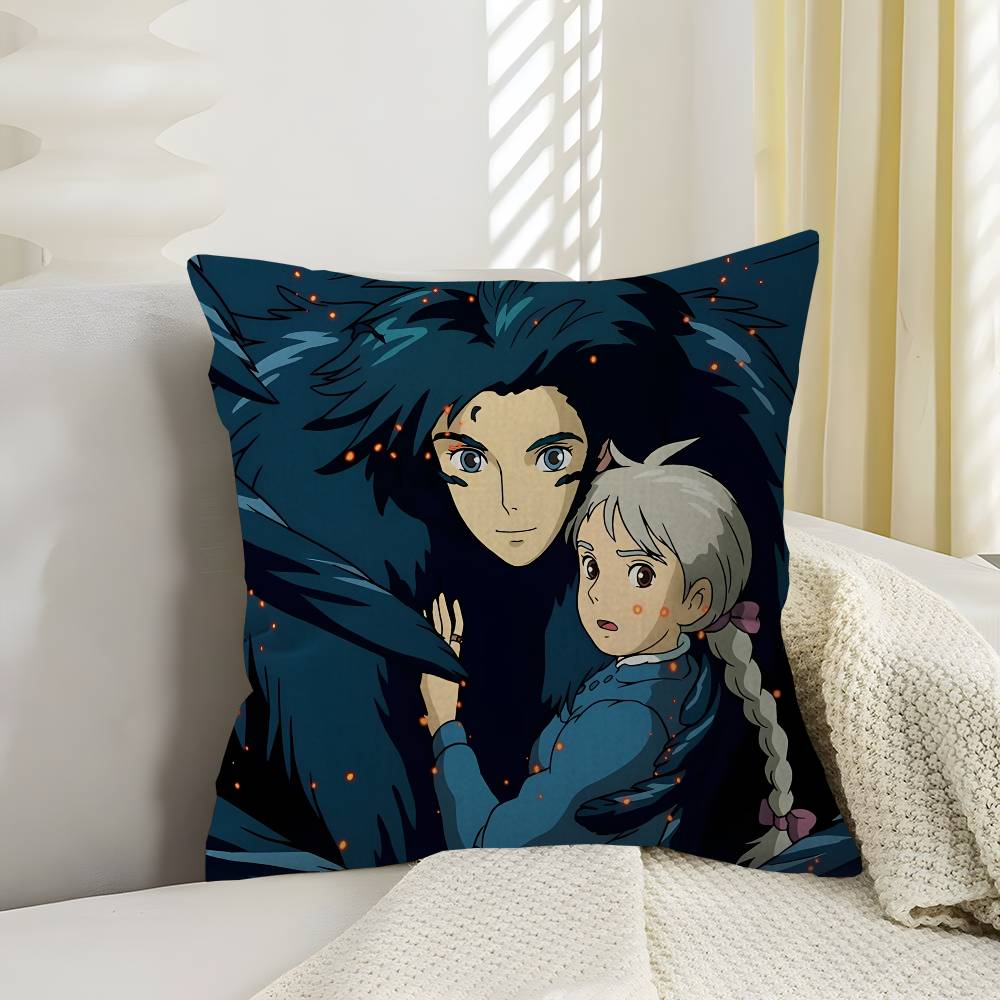 H-Howls-Moving-CastleS Lucky Dragon pillow cover sofa cushion cover home room decoration children gift