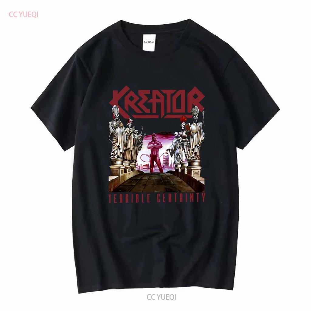 Kreator Terrible Certainty T Shirt OFFICIAL Vintage Washed Comfortable Fashion Versatile Unisex Graphic Homme