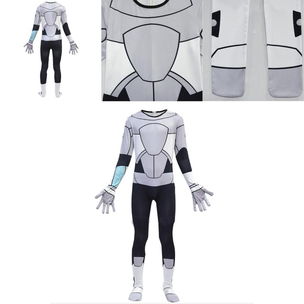 Eye-catching Teen Titan Cyborg Costume For Boys Perfect For Superhero Cosplay Events