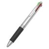 Rubber Ballpoint Euro-Style 4-Color Pen, Silver, 20-Pack, T22-VALB102-20