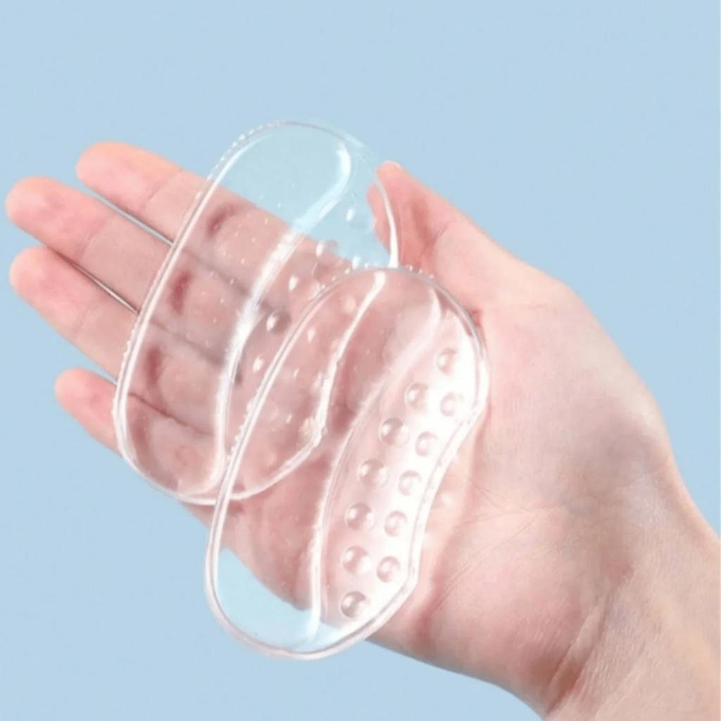 1 pár láthatatlan, öntapadó saroktapasz, félméretű párna lábkopás és lábcsúszás ellen, kényelmes és nem károsítja a cipőt férfiaknak és nőknek egyaránt