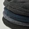 New Knitted Hat Men's Dome Pullover Autumn and Winter Warm Hat, Fashion Casual Leather Label Wool Hat