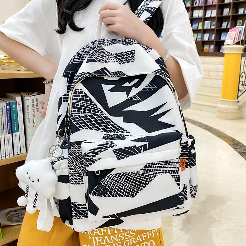 Nahtfarbe Rucksack Studenten Schultasche Große Kapazität Rucksack für Männer Frauen