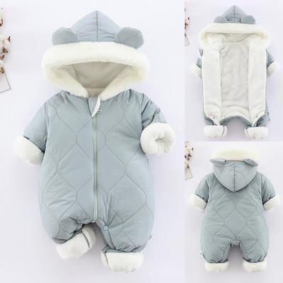 Winter Baby Jumpsuit: Dikke Warme Katoenen Romper voor Jongens en Meisjes