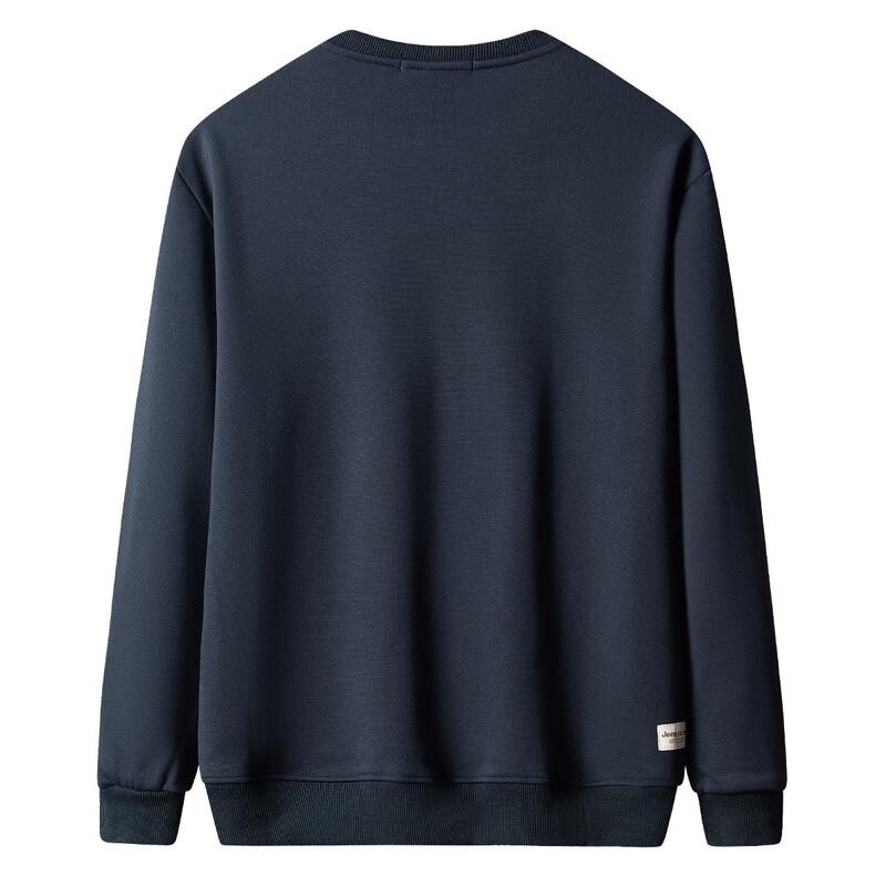 Jeep Men's Autumn/Winter Thickened Crew Neck Sweatshirt