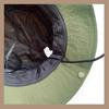 Chapeau de pêcheur en maille de nylon créatif Chapeau seau imperméable à séchage rapide pliable Chapeau de soleil souple Chapeau de soleil avec impression de lettres Sport