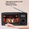 Neue 4,3 Zoll HD Tragbare Videomaschine Bluetooth-Lautsprecher SW MW FM Radio Audio TF-Karten-U-Disk-Player MP3-Sound USB MP4 AUX Uhr