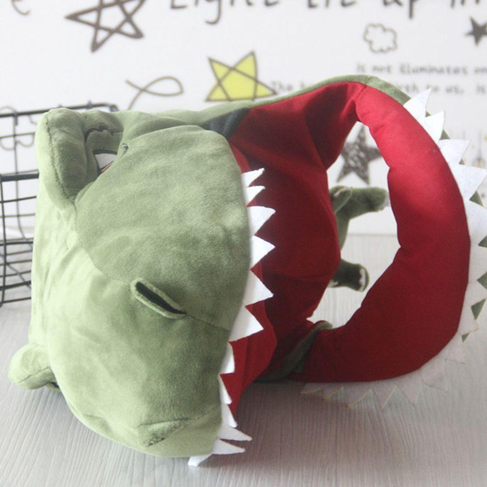 Plush Hat Costumes Accessories Men Headgear Women Pros Hat Dinosaur Head Hat Plush Hat Cosplay Cap
