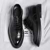 Brock inner heightening leather shoes 8cm breathable heightening shoes men's soil 6cm autumn wedding groom men's shoes