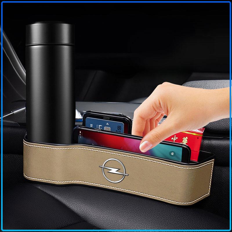 2 Pezzi Organizer per Sedile Auto Scatola Portaoggetti per Fessura Sedile Merci Multifunzione Per Opel Astra C G H Insignia J K Zafira B C Corsa Vectra C Corsa C