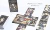 Deviant Moon Tarot Borderless Miniature 78 Tarot Mini Includes Japanese Instruction Authentic Product I.I.J. Edition, Cards, Size, Manual,