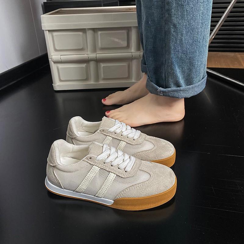 Skinny German Training Shoes Women's New Models 2025 Spring and Summer Versatile Breathable Lightweight Soft Baseplate Shoes Popular Forrest Gump