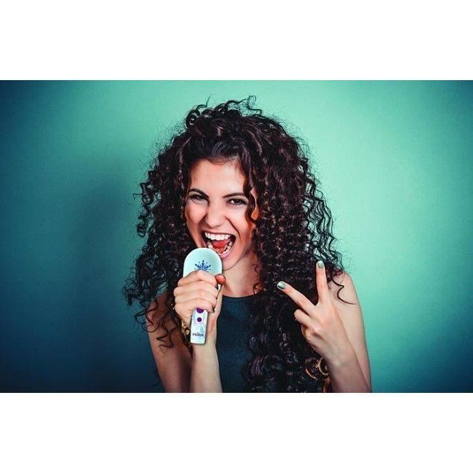 Lexibook - Karaoke mikrofon Ledové království - 3 režimy a 4 hlasové efekty - Dobíjení USB-C - Bezdrátové Bluetooth