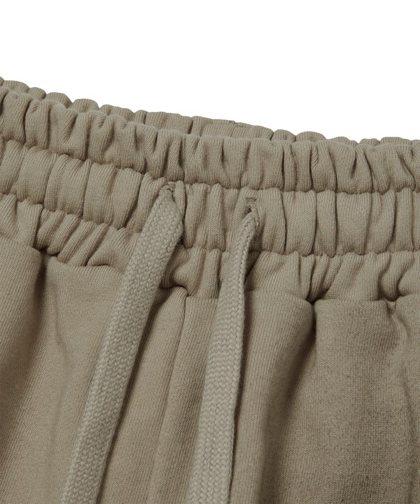 Garter Gallery Side Logo Cross Dirty Sweat Pants_Beige