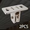 2 Pieces Pulley Block Pulley Roller for Material Handling and Moving DIY Projects Winch Wall Ceiling Mount Rope Cable Cord Guide