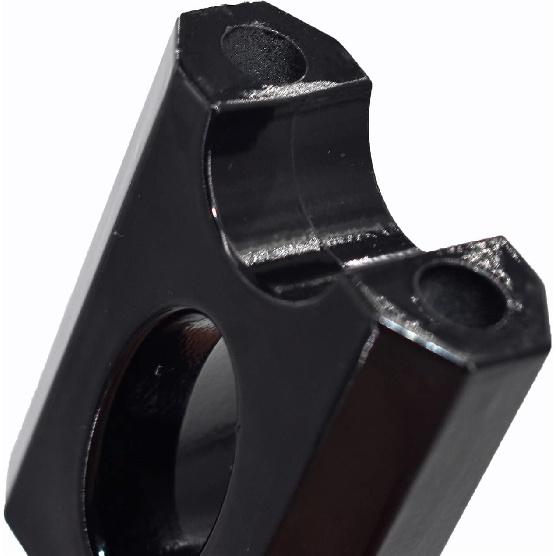 Handlebar Risers, 7/8" 22 Mm Handlebar Mount Clamp Risers Replacement For Coleman BT200X CT200U-EX MB200 50 70 125Cc XR/CRF Dirt Pit Bike (Black)