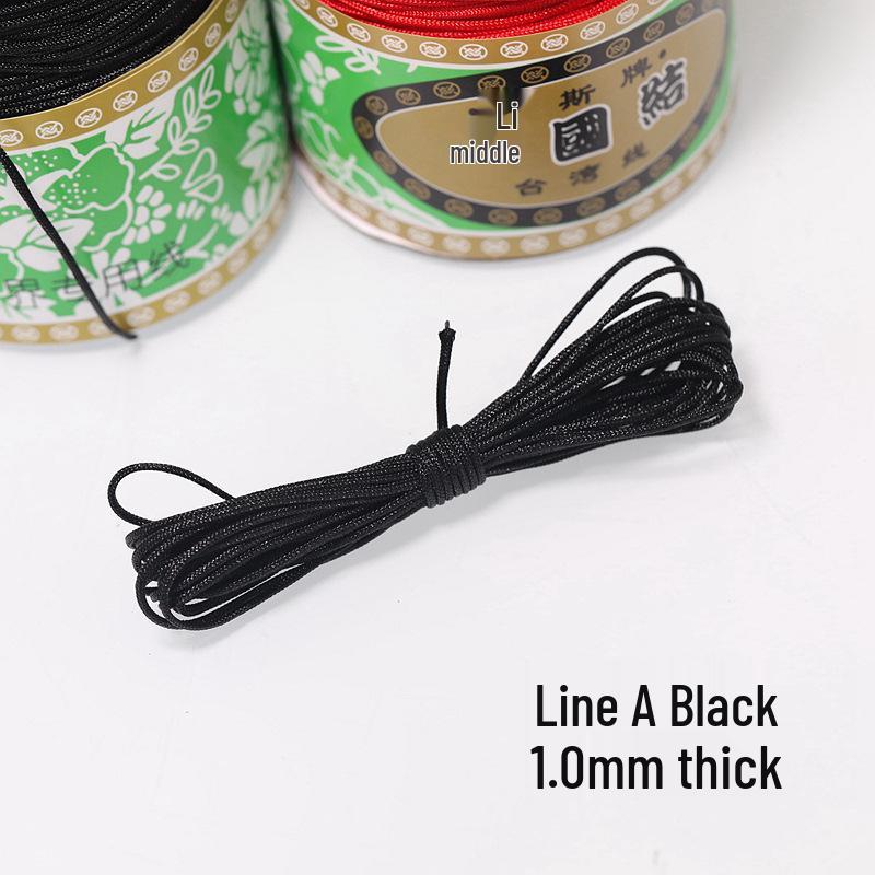 Handmade DIY Beaded Weave Bracelet: A-line B-line, Chinese Knot, Red Jade Thread