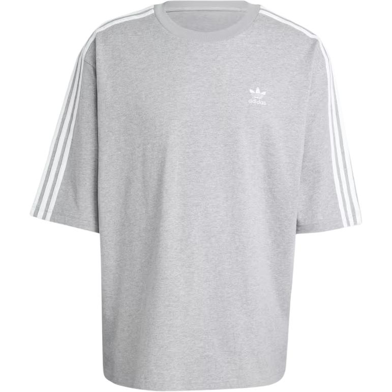 Adidas Adicolor Oversized Tee Medium Grey Heather Men Streetwear IZ2480