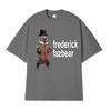 Frederick Fazbear The Fancy Bear Fnaf T Shirts Men Women Funny Meme Graphic Print T Shirt Male Vintage Gothic Humor Tops Tshirt