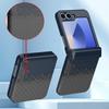 High Quality Kevlar Carbon Fibre Leather Wireless Charging Phone Case for Samsung Z Flip 7 7FE 6 5 4 3 Magnetic Hinge Protective Cover