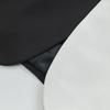 Men Suit Coat Lapel Notch Collar Single Button Long Sleeves Contrast Color Slim