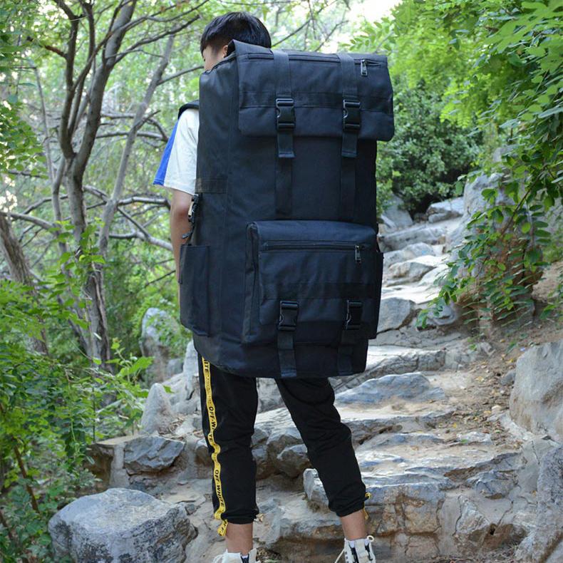 110L 130L Men Hiking Bag Camping Backpack Large Army Outdoor Climbing Trekking Travel Rucksack Tactical Bags Luggage Bag XA860WA