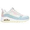 Skechers Versatile Comfortable Lightweight Durable Balance Low-Top Casual Shoes Women sneakers Blue Pink 177105-LBPK