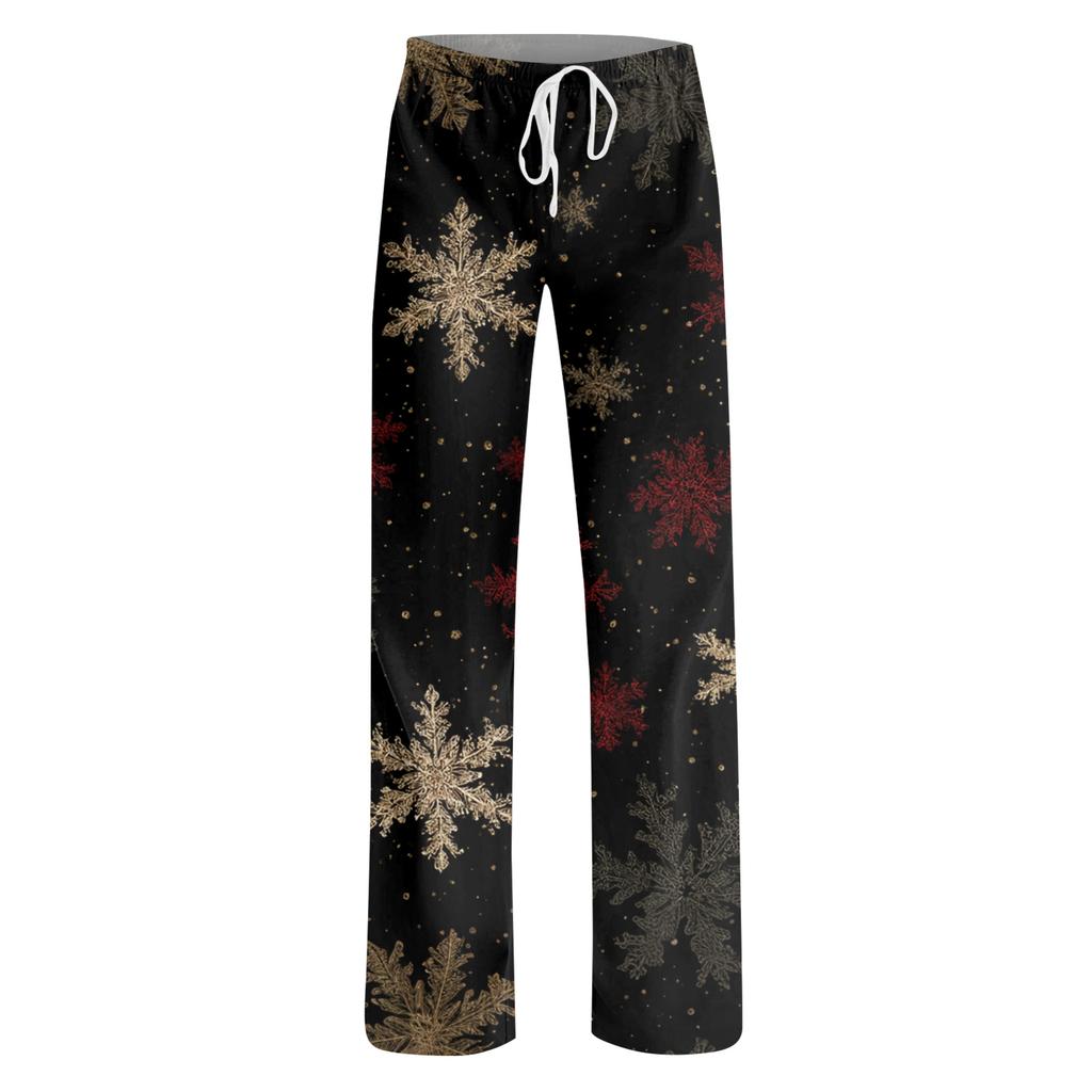 Women's Fashion Loose Casual  Printed Casual Pants