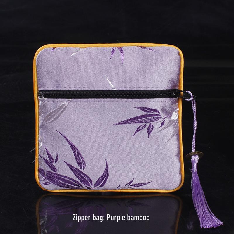 Chinese Osmanthus Embroidered Silk Brocade Sachet - Ethnic Style