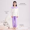 DEESHA Girls' 60S Pure Cotton Long-Sleeve Pajamas