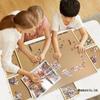 Rotatable Wooden Puzzle Table with Drawers - Large & Small Portable Board