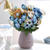 Artificial Flowers Multicolor Tea Rose Home Room Table Wreath Yard Decora Accessories Valentine's Wedding Brial Bouquet Diy Gift