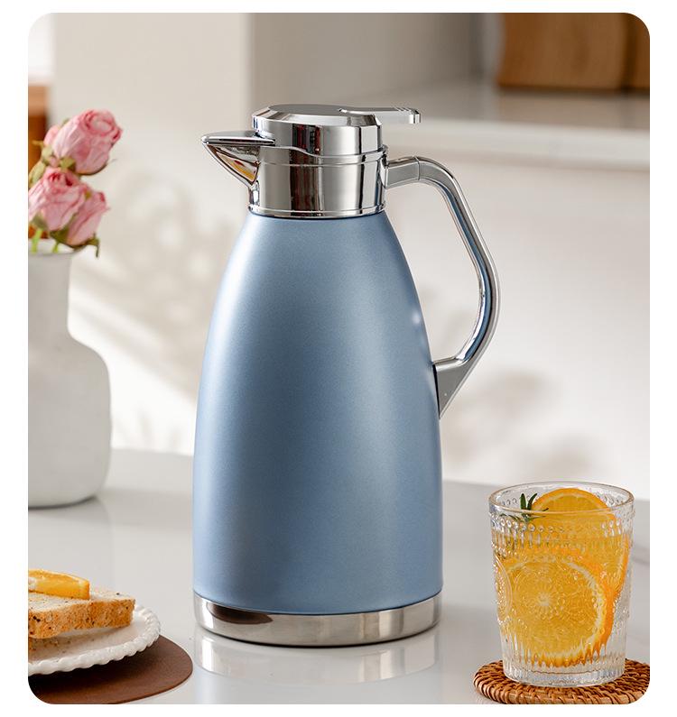 Large Capacity Stainless Steel Insulated Thermos Flask for Home, Commercial, or Hotel Use