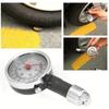 High Accuracy Mechanical Tire Pressure Gauge - Durable Handheld Car Tire Pressure Tester with Easy To Read Display and PSI/BAR Measurement Capability