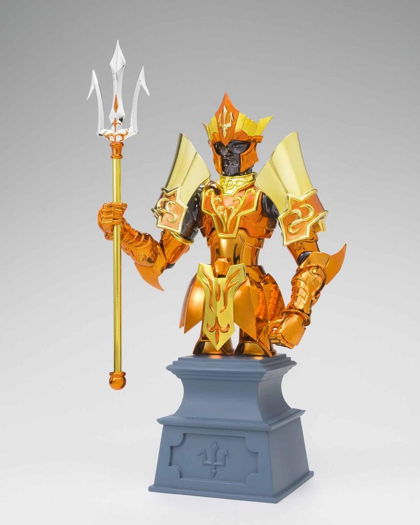 TAMASHII NATIONS Saint Seiya Cloth Myth EX Saint Poseidon Imperial Throne approximately ABS PVC Diecast Painted Movable Figure Seiya Set, 180mm, & &